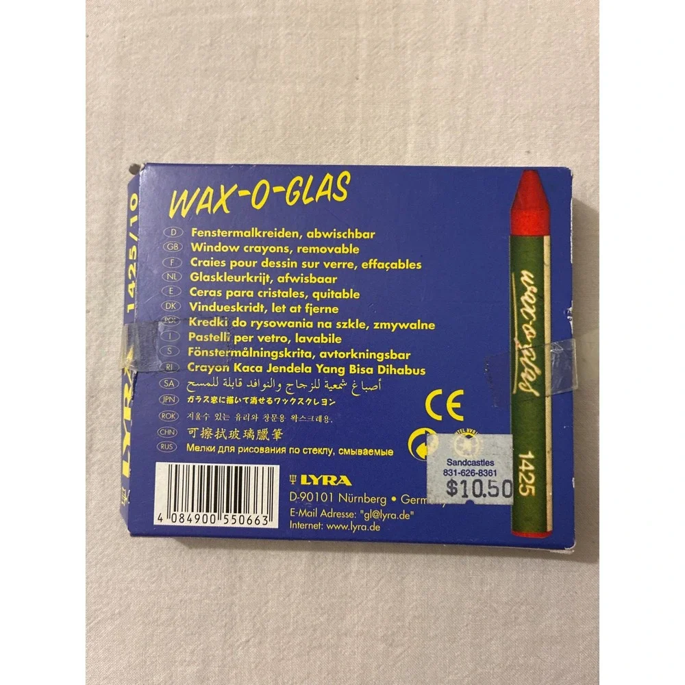 Lyra wax glas